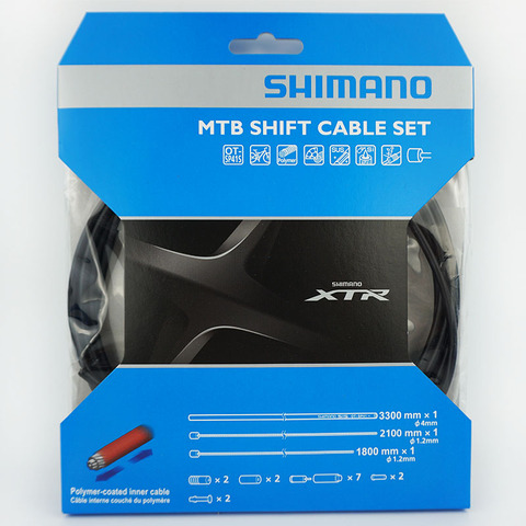 SHIMANO XTR M9000 MTB shift cable set inner cable and outer casing Shimano genuine goods Mountain bike accessories ► Photo 1/1
