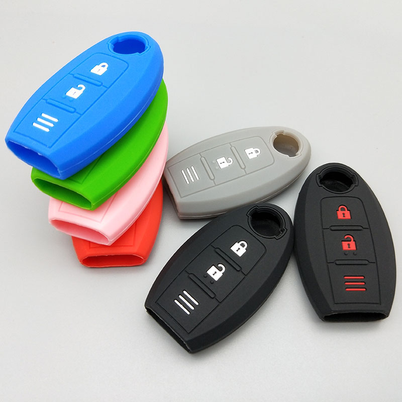Silicone Car Key Cover Case Fob Rubber for Nissan Altima Maxima Car  Accessories 4 Button Remote Key - China Silicone Car Key Fob Cover,  Silicone Car Key Case