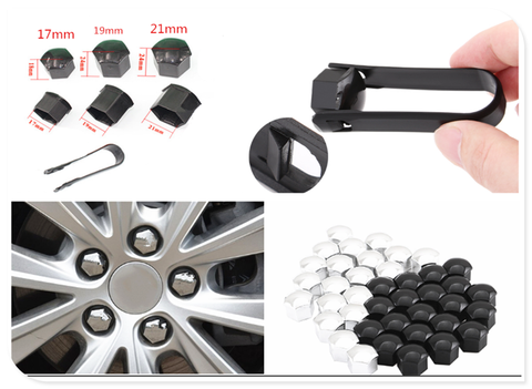 20Pcs car wheel nut cap screw housing decoration 17mm 19mm 21mm for Opel Astra g/gtc/j/h Corsa Antara Meriva Zafira Insignia ► Photo 1/6
