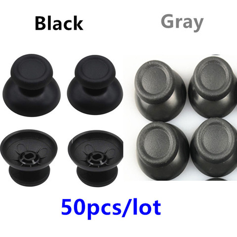 50pcs PS4 Analog Cover 3D Thumb Sticks Joystick Thumbstick Mushroom Cap For Sony PlayStation 4 PS4 Controller Replacement Repair ► Photo 1/5