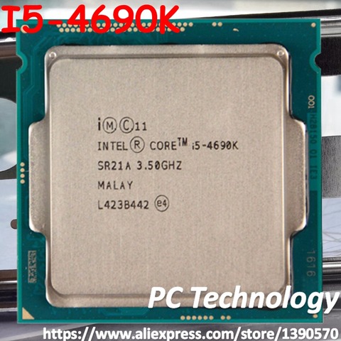 Original Intel Core I5-4690K SR21A CPU 3.50GHz 6M 84W LGA1150 Quad-core Desktop I5 4690K processor Free shipping ► Photo 1/1