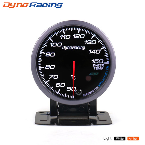 Dynoracing 60mm Black face Water temperature gauge White /Amber light with peak function 50-150C Water temp gauge Car Meter ► Photo 1/1