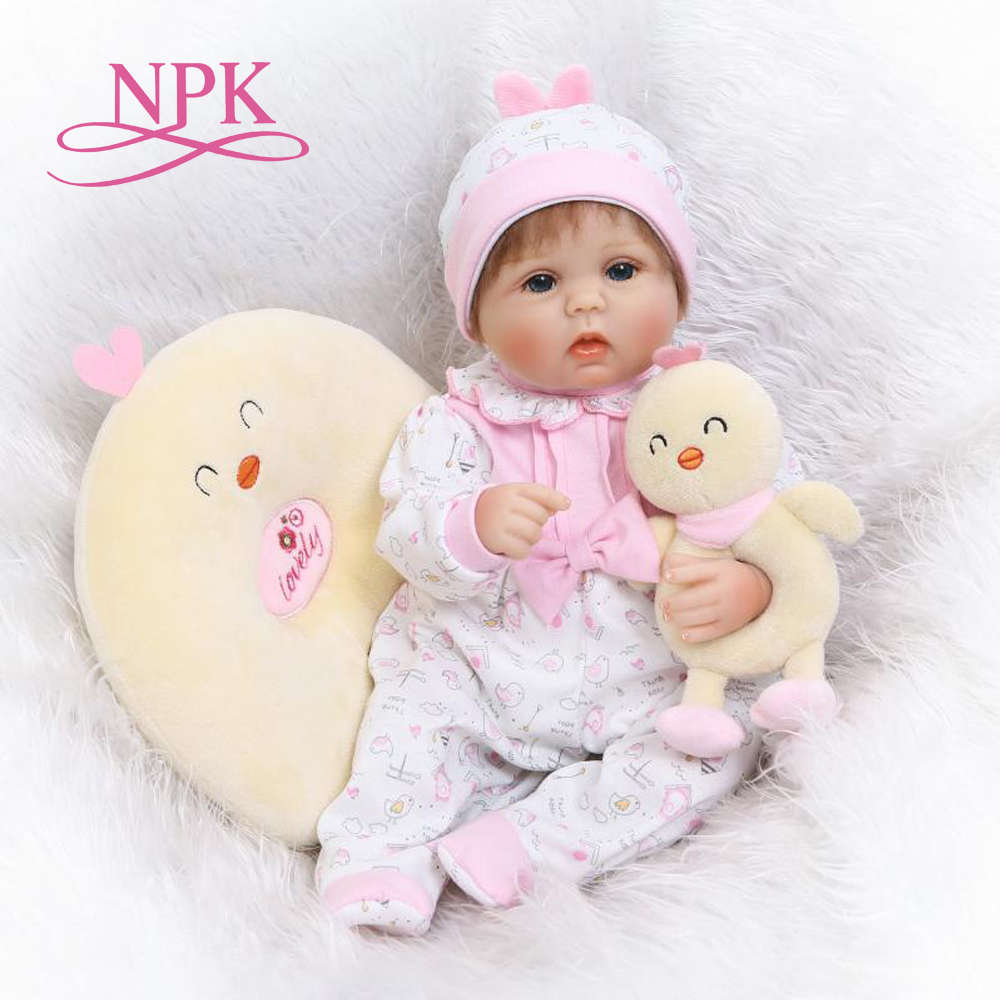 bebes reborn doll 47cm Silicone reborn baby doll adorable Lifelike toddler  Bonecas girl menina de surprice doll With Giraffe - Price history & Review, AliExpress Seller - NPK Official Store