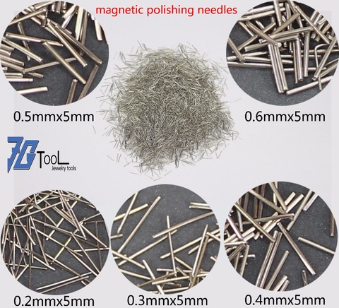 Free ship200g 0.2-1.0mm Stainless Steel Magnetic Pins Mini Pins Magnetic Tumbler Accessories Dia Jewelry Polishing Needles Media ► Photo 1/6