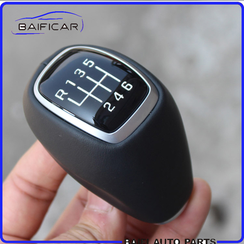 Baificar Brand New Genuine 6 Speed Manual Stick Gear Shift Knob Lever Shifter 43711-F2300TCS For Hyundai Elantra Solaris ► Photo 1/6