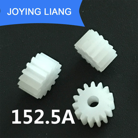 152.5A 0.5M Gear Module 0.5 15 Tooth Plastic Gear Motor Parts DIY Repair Accessories 10pcs/lot ► Photo 1/1