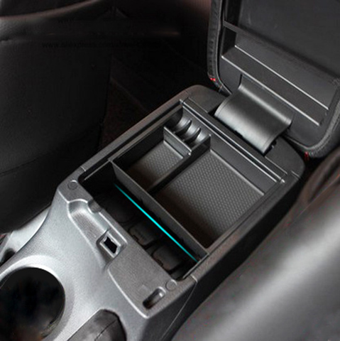 For Mazda 3 Axela Bm 2013 2014 2015 2016 2017 Armrest Arm Rest Storage Pallet Center Console Phone Glove Box Holder Tray Plate ► Photo 1/6