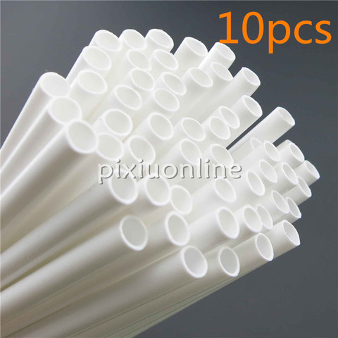 10pcs/pack J042 White PP Pipe Model Hollow Tubing DIY Handmade Parts Free Shipping Russia ► Photo 1/3