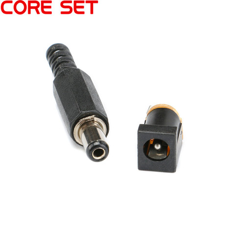 10pcs DC-012 DC Power Kit Plug Male / Female DC Power Jack Socket Connector 5.5X2.1mm 2.1 socket Round the needle ► Photo 1/4