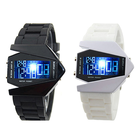 LED Display watches Digital men sports military Oversized  watch Back Light women Wristwatches Novelty Sale Electronics watch ► Photo 1/5