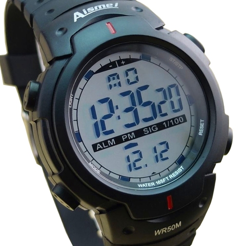 Aismei Brand Man sports watches 50M waterproof Men LED Digital Watch Relogio Masculino Fashion Casual Army military Wristwatch ► Photo 1/6