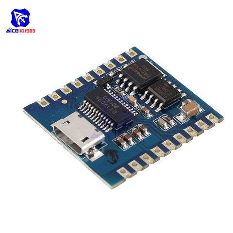 diymore DY-SV17F Audio Module Mini MP3 Player 8Bit IO UART Trigger Micro USB Download 4MBytes Flash Voice Module ► Photo 1/6