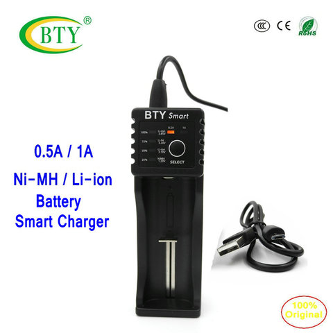 BTY -V 100 Ni-MH Ni-CD Li-ion battery charger Smart fast charge AA AAA 18650 16340 14500 Battery Charger ► Photo 1/1