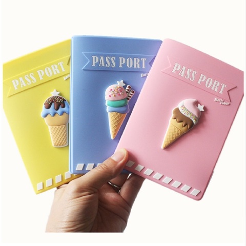 2022 New Passport Covers Cartoon Cute Pink Passport Holder Travel Accessories Bags ID Bank Card Business Holder Case For Women ► Photo 1/5