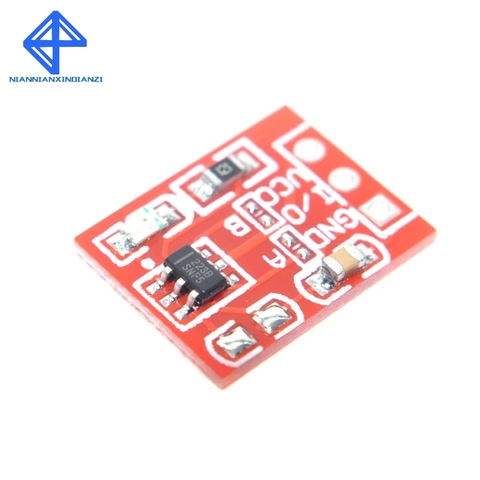 50PCS TTP223 Touch Key Switch Module Touching Button Self-Locking/No-Locking Capacitive Switches Single Channel Reconstruction ► Photo 1/4
