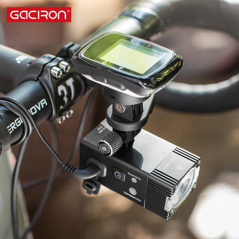 GACIRON 500 800 Lumen Smart Light Pro Road Bike Headlight With 2 in 1 Mount Holder Waterproof USB Charging Bicycle Front Light ► Photo 1/1