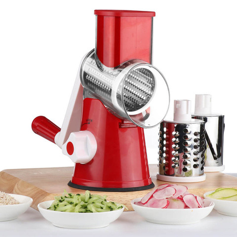 Manual Vegetable Cutter Slicer Multifunctional Round Mandoline Slicer Potato Cheese Shredder Kitchen Gadgets Kitchen Accessories ► Photo 1/1