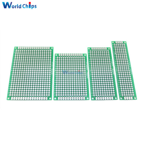 4PCS Double Side Prototype PCB Tinned breadBoard 5x7 4x6 3x7 2x8CM Each 1PCS FR4 ► Photo 1/1