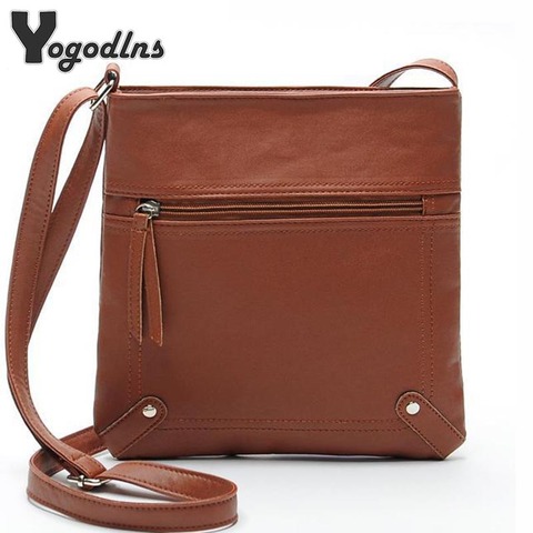 New brand simple style hot bags Women messenger Bags ladies bucket bag PU leather crossbody shoulder bag ► Photo 1/6