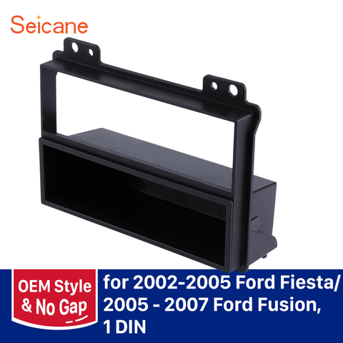 Seicane refitting 182*53mm Frame Panel Kit Car Radio Fascia for 2002 2003 2004 2005 Ford Fiesta  2005 2006 2007 Ford Fusion  ► Photo 1/1