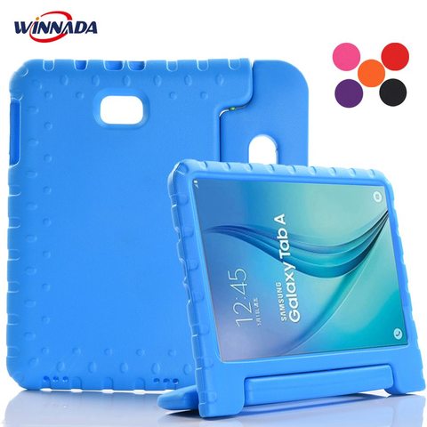 For Samsung Galaxy Tab A 10.1'' T580 T585 Case Shock Proof EVA full body stand Kids Safe Silicone cover for SM-T580/585 2016 ► Photo 1/6