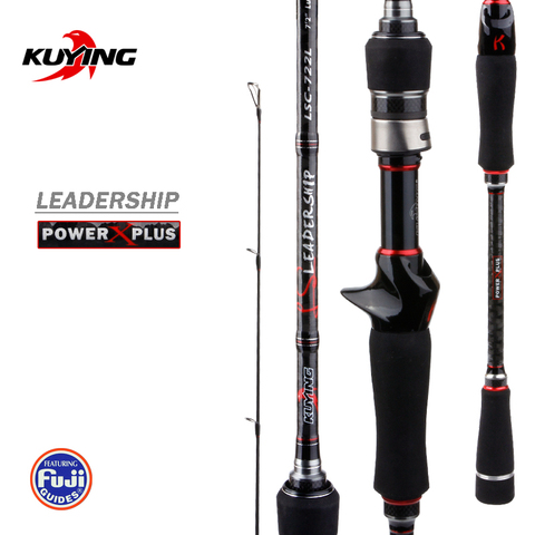 KUYING Leadership Spinning Casting Lure Fishing Rod 1.92m 2.16m 2.19m 2.28m 2.4m 2.58m 2.7m Pole Stick Carbon Cane Medium Fast ► Photo 1/4