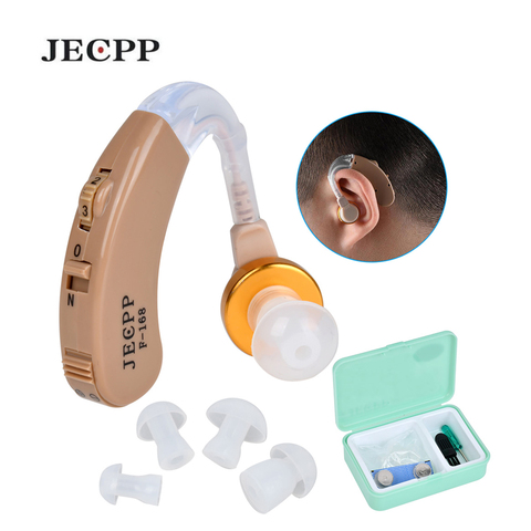 F-168 BTE Hearing Aids Voice Amplifier Device Adjustable Sound Enhancer Hearing Aid Kit Ear Care ► Photo 1/6