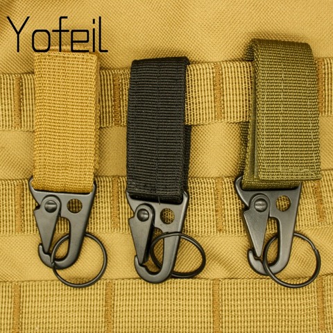 Carabiner High Strength Nylon Key Hook MOLLE Webbing Buckle Hanging System Belt Buckle Hanging Camping and Hiking Accessories ► Photo 1/6