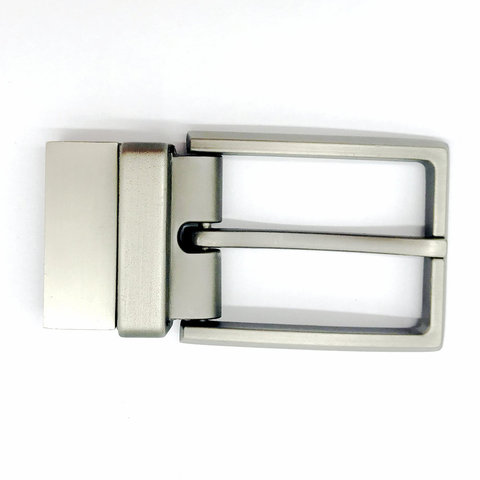 Men can reverse pin cutting buckle zinc alloy belt buckle ► Photo 1/6