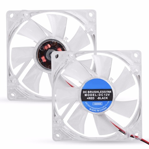 80mm LED Light 12V 4Pin CPU Cooler Fan for Computer PC Case Mute Cooling Fan ► Photo 1/1