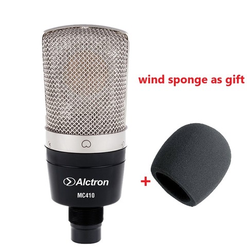 High Quality Alctron MC410 condenser microphone capacitor Cardioid large diaphragm condenser recording microphone for computer ► Photo 1/6