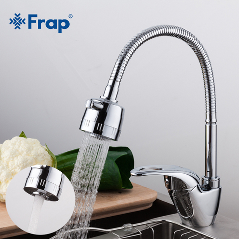 Frap 1set Brass Kitchen sink faucet Mixer Cold and Hot Tap Single Hole Water Tap mixer kitchen mixer torneira cozinha F4303 ► Photo 1/6