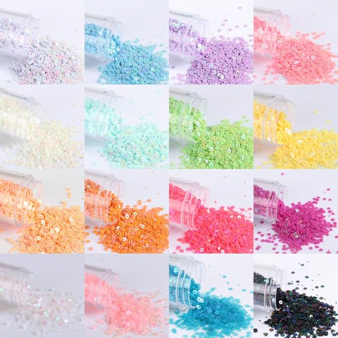 4000Pcs/Lot 2mm Flat Round Loose sequins Paillettes Sewing Wedding Craft,Colorful Nail Arts,Nightclub Dress Sew Accessories ► Photo 1/6