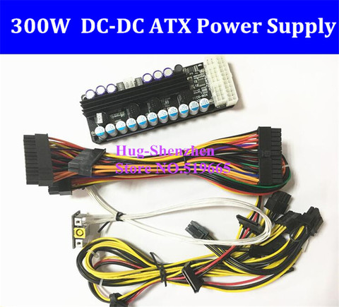 X300, 300w output, 16-24v wide input DC-DC ATX Power Supply (VR Ready Pico PSU) MINI ITX DC to Car ATX PC Power Module GTX1070 ► Photo 1/1