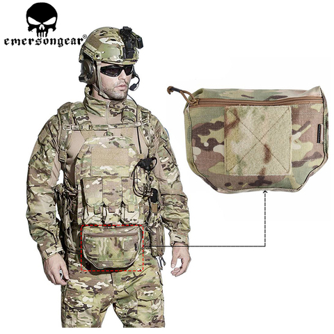 EMERSONGEAR Armor Carrier Drop Pouch AVS JPC CPC Plate Carrier Pouch Camouflage MOLLE Waist Bag Emerson EM9283 Multicam cordura ► Photo 1/6