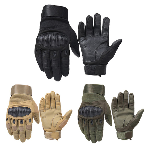 1 Pair Motorcycle Gloves Breathable Unisex Full Finger Glove Fashionable Outdoor Racing Sport Glove Motocross Protective Gloves ► Photo 1/6