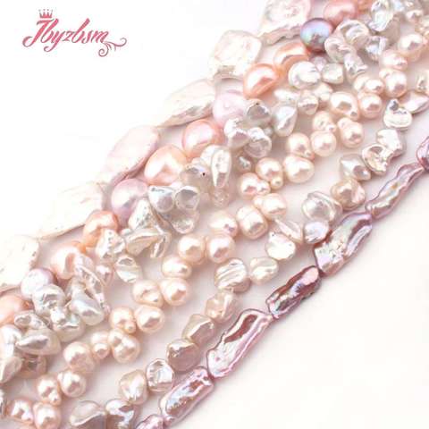 Natural Freshwater Pearl Stone Beads Reborn Keshi Irregular Heishi Bead For DIY Necklace Jewelry Making Spacer 15