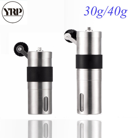 YRP Mini Manual Coffee Grinder Stainless Steel Adjustable Coffee Bean Spice Coffee Mill with Storage Rubber For Household Travel ► Photo 1/6