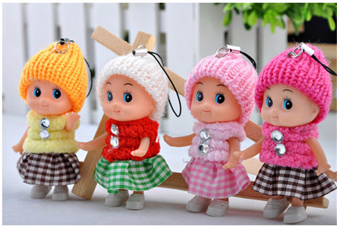 5PCS NEW Kids Toys Soft Interactive Baby Dolls Toy Mini Doll For girls and boys ► Photo 1/6