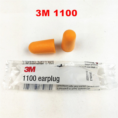 3M 1100 Disposable Earplug Foam Noise Reducer Free Shipping ► Photo 1/6
