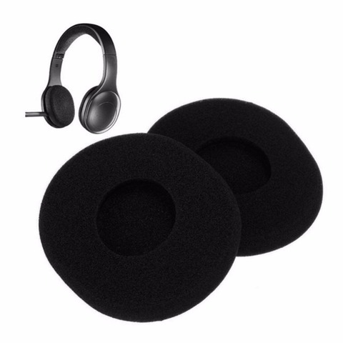 1 Set Black 1Pair Replacement Sponge Ear Pads Cushion For Logitech H800 Headphones ► Photo 1/5