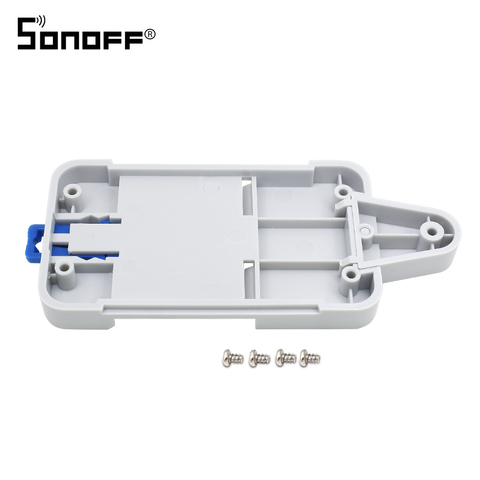 SONOFF For Basic/RF/ Pow/ TH10/16/ Dual  Wifi Smart Switch DR DIN Tray Rail Case Holder Mounted Adjustable Box Cover Home Alexa ► Photo 1/6