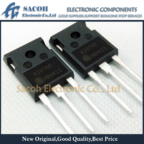 New Original 10PCS/Lot IKW20N60T K20T60 or SKW20N60 K20N60 20N60 TO-247 20A 600V Power IGBT Transistor ► Photo 1/6