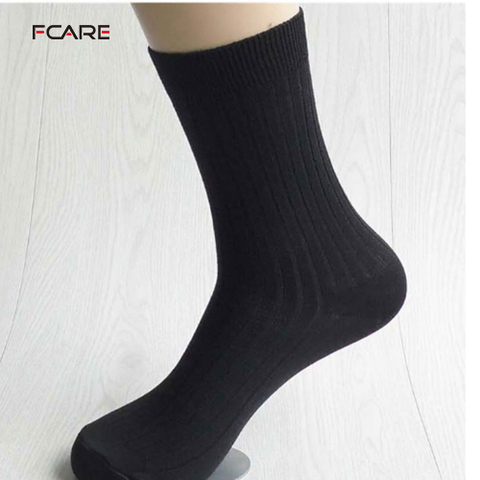 Fcare 10PCS=5 pairs bamboo fiber men dress socks  white black gray navy blue long socks sokken calcetines hombre meias ► Photo 1/6