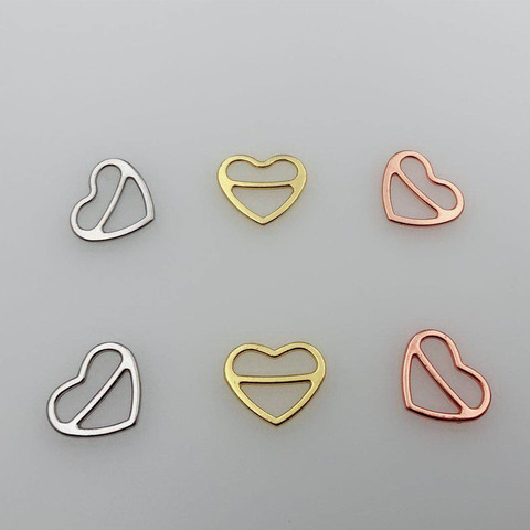 20pcs/lot Zinc alloy bra sliders heart shape lingerie strap adjusters For  Lingerie Adjustment DIY Accessories - Price history & Review, AliExpress  Seller - Chasa Store