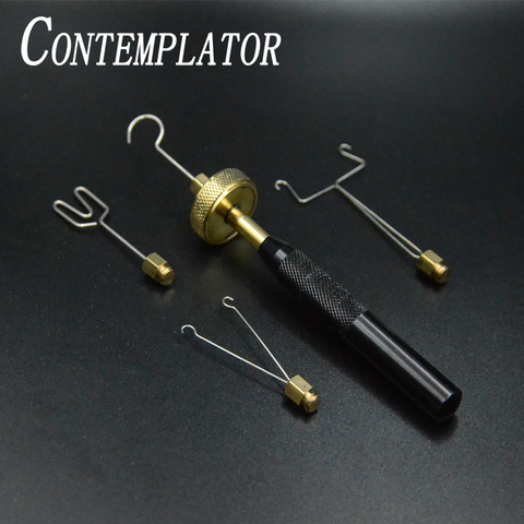 CONTEMPLATOR fly tying 1set bearing dubbing twister tool ball bearing spinner with 4 different attachments fly fishing tackles ► Photo 1/6