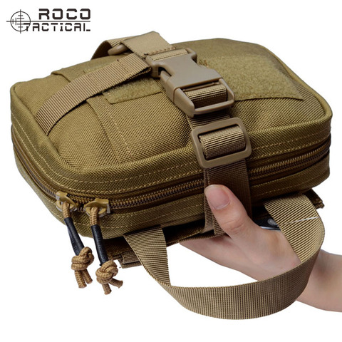 ROCOTACTICAL Quality Quick Detachable Molle Military Medic Bag Admin Utility Tool Bag Multi-Mission Aid Bag Travel Medic Bag ► Photo 1/2