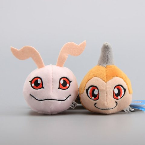 Anime Digimon Adventure Unicorn Koromon Plush Pendant Stuffed Soft Dolls Cute Small Keychain 4