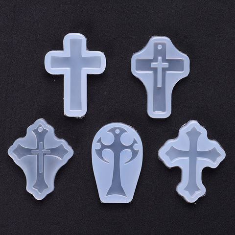 Cross resin decorative craft silicone mold for epoxy resin jewelry making necklace jewelry DIY scrapbooking tools ► Photo 1/5