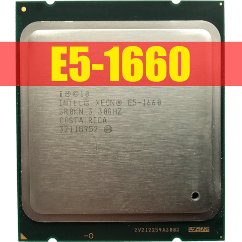 Intel Xeon E5-1660 E5 1660 SR0KN 3.3GHz 6 Core 15Mb Cache Socket 2011 CPU Processor Stronger than E5 1650 ► Photo 1/2